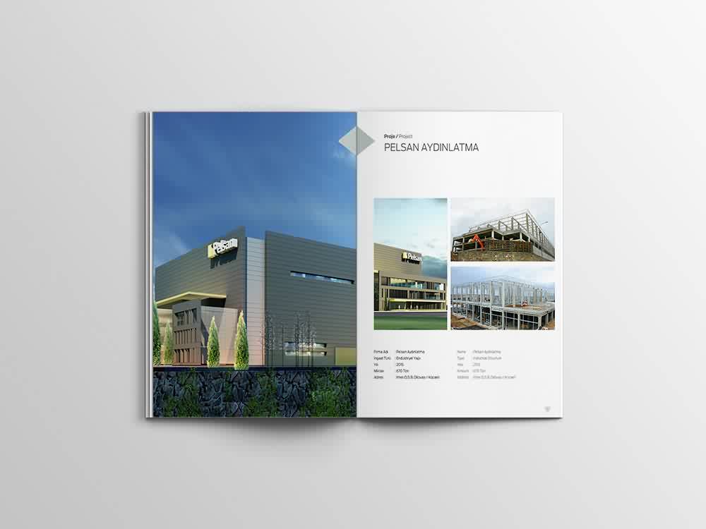YLG Çelik Katalog Çalışması