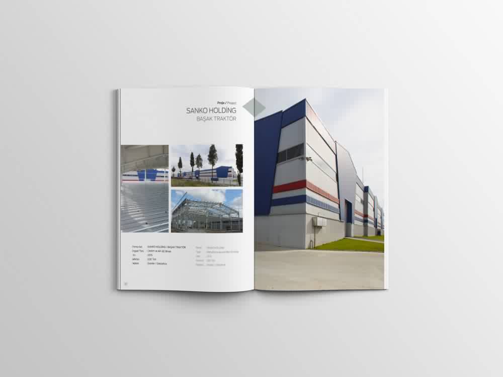 YLG Çelik Katalog Çalışması