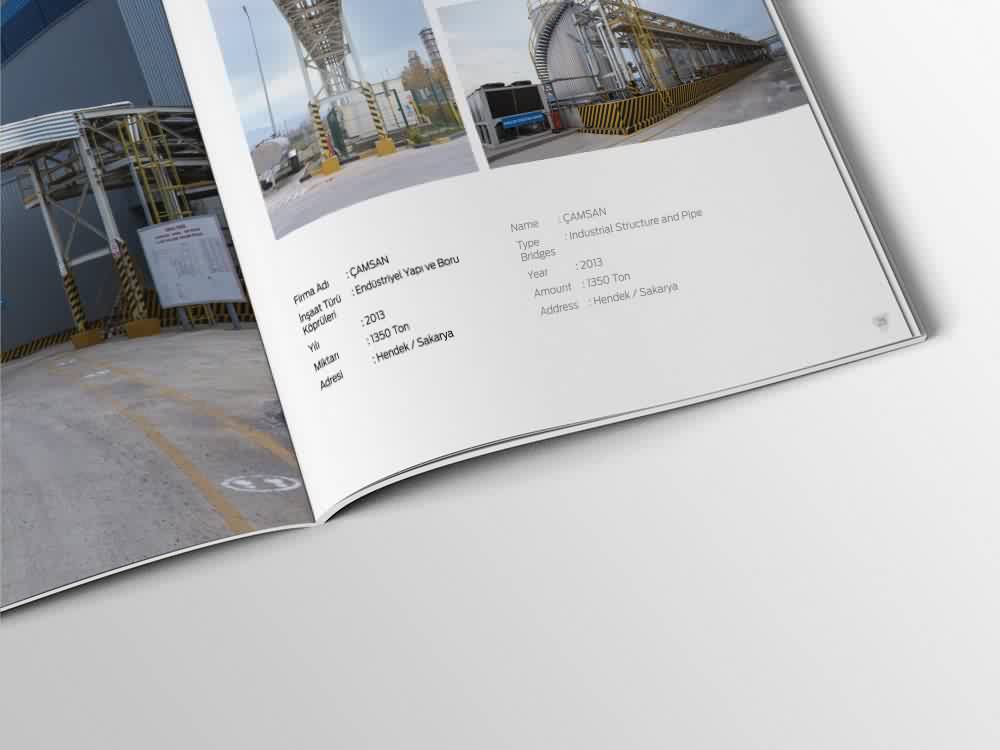 YLG Çelik Katalog Çalışması